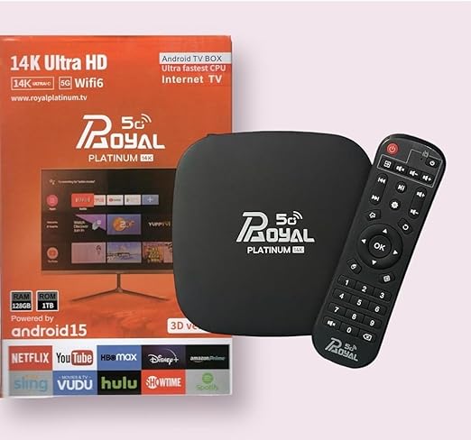 Royal Platinum Tv Box Limited Edition